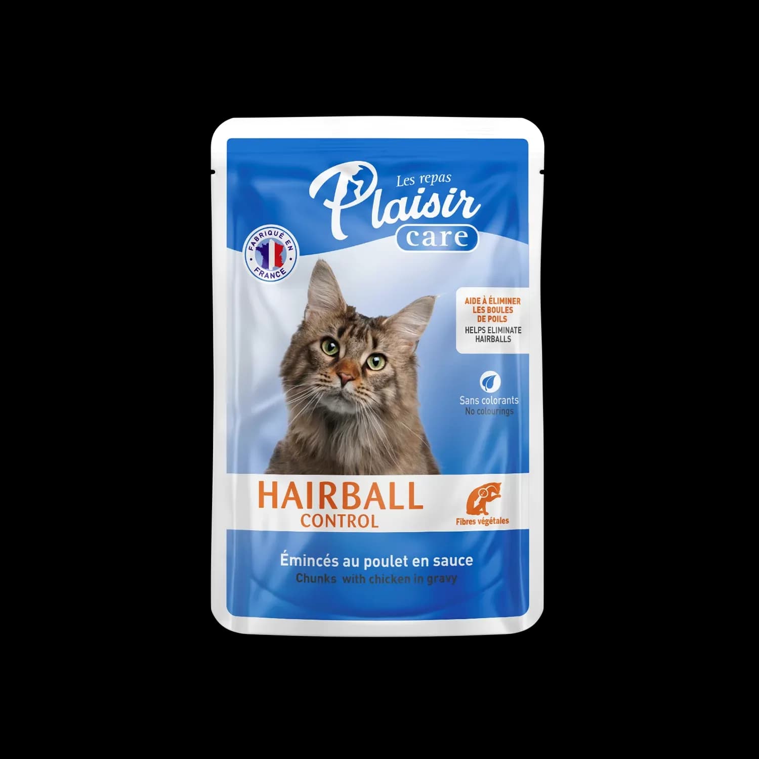 Plaisir Care Hairball Control Chunks With Chicken In Gravy For Cats x 85 gr ( 2 Unidades )