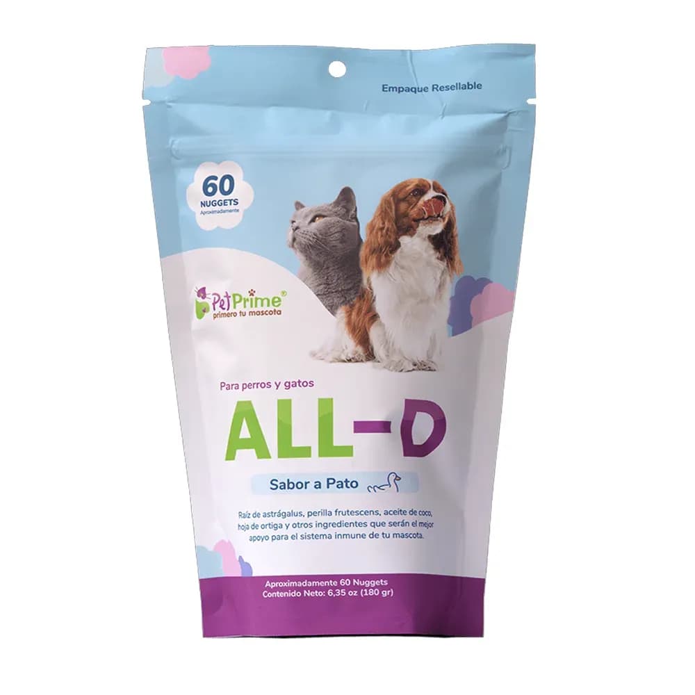 All-D Suplemento Bolsa x 60 tabletas masticables