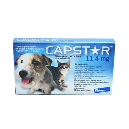 Capstar 6 Tabletas x 11.4 Mg