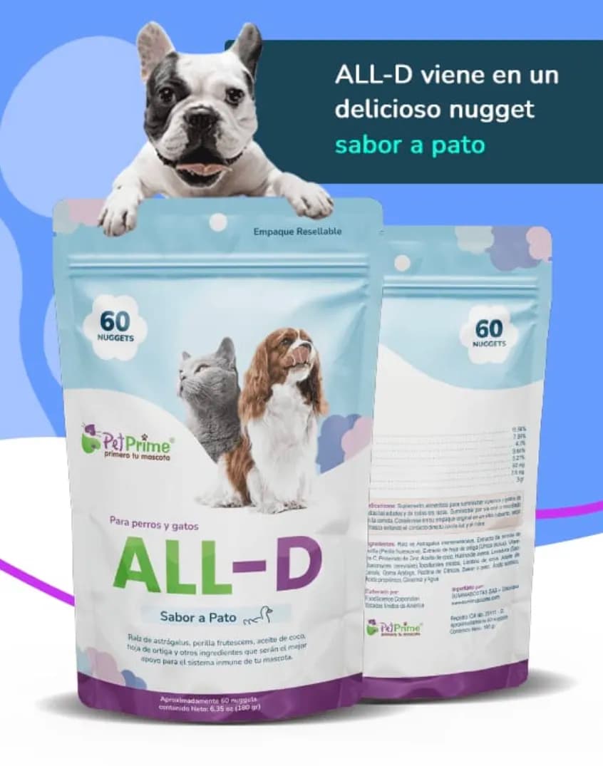 All-D Bolsa x 60 Nuggets Masticables