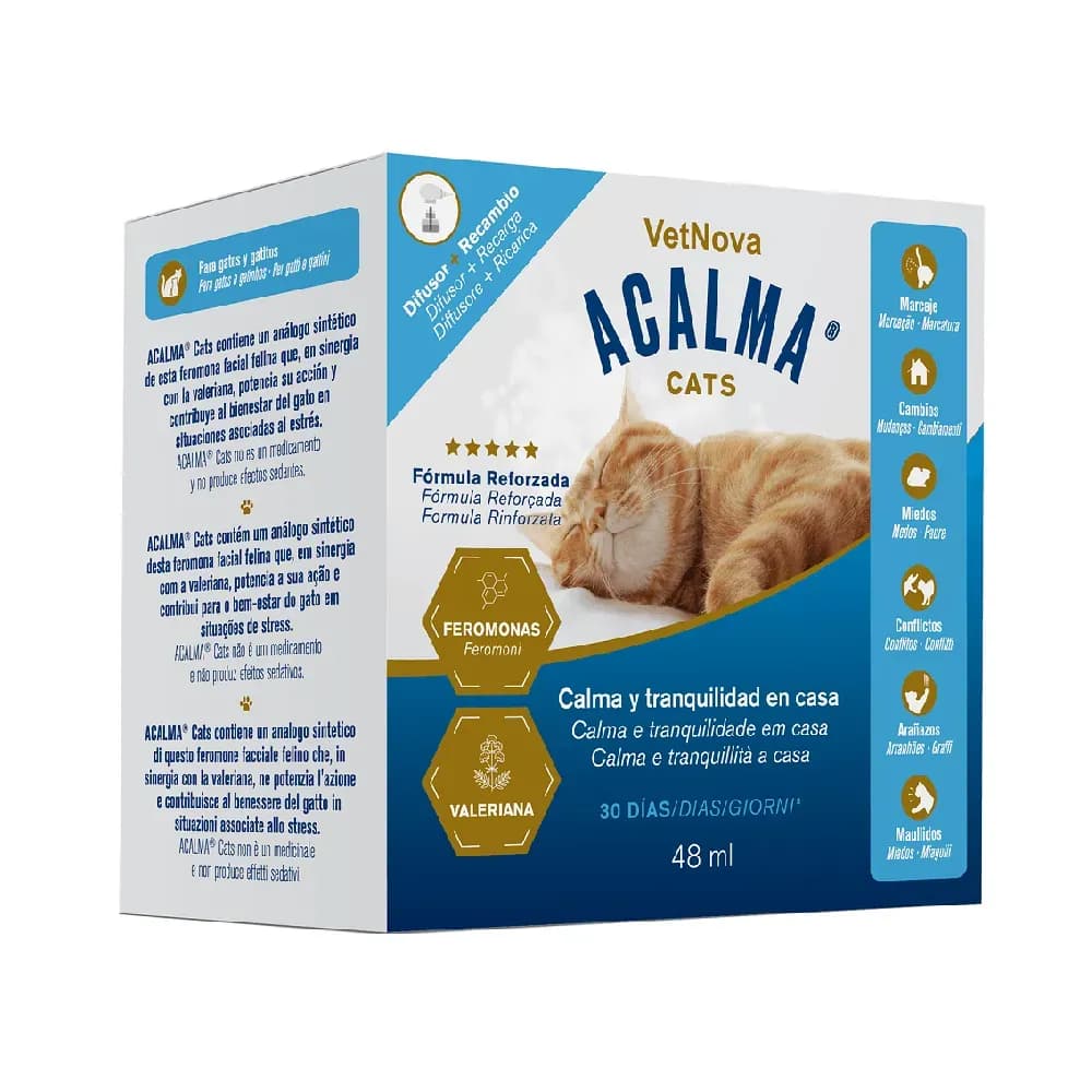 Acalma Cats Difusor + Recarga Frasco x 48 ml
