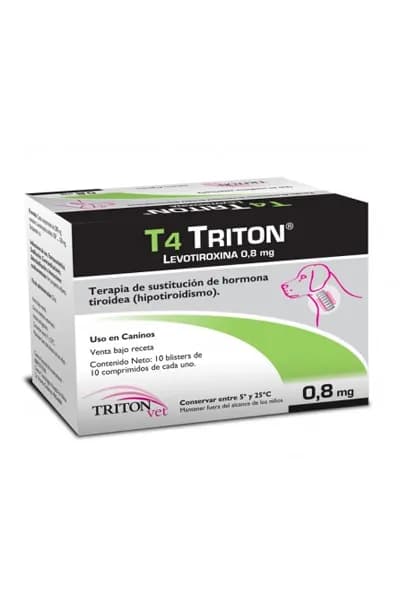 Levotiroxina T4 Triton 0,8 mg Caja x 100 Tb