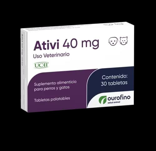 Ativi Caja x 30 Tabletas de 40 gr (Perros y Gatos)