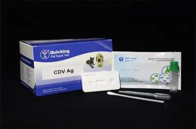 Pruebas Rapidas Test De Diagnostico Distemper Canino Caja x 10 Unidades